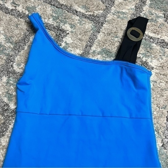 Bia Brazil Workout Top womens one size blue black stretchy tank top - Picture 3 of 6